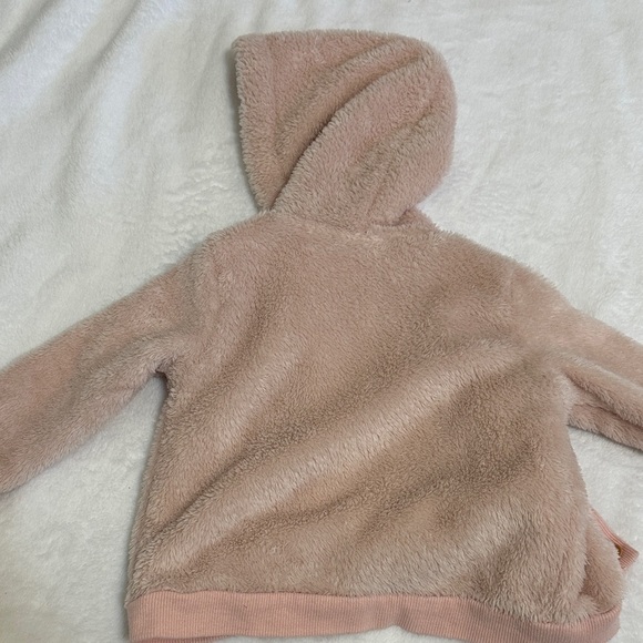 First Impressions Soft Pink Button-Up Hoodie - Picture 3 of 3